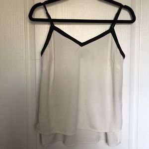 2 for $25 Forever 21: White tank with black detail